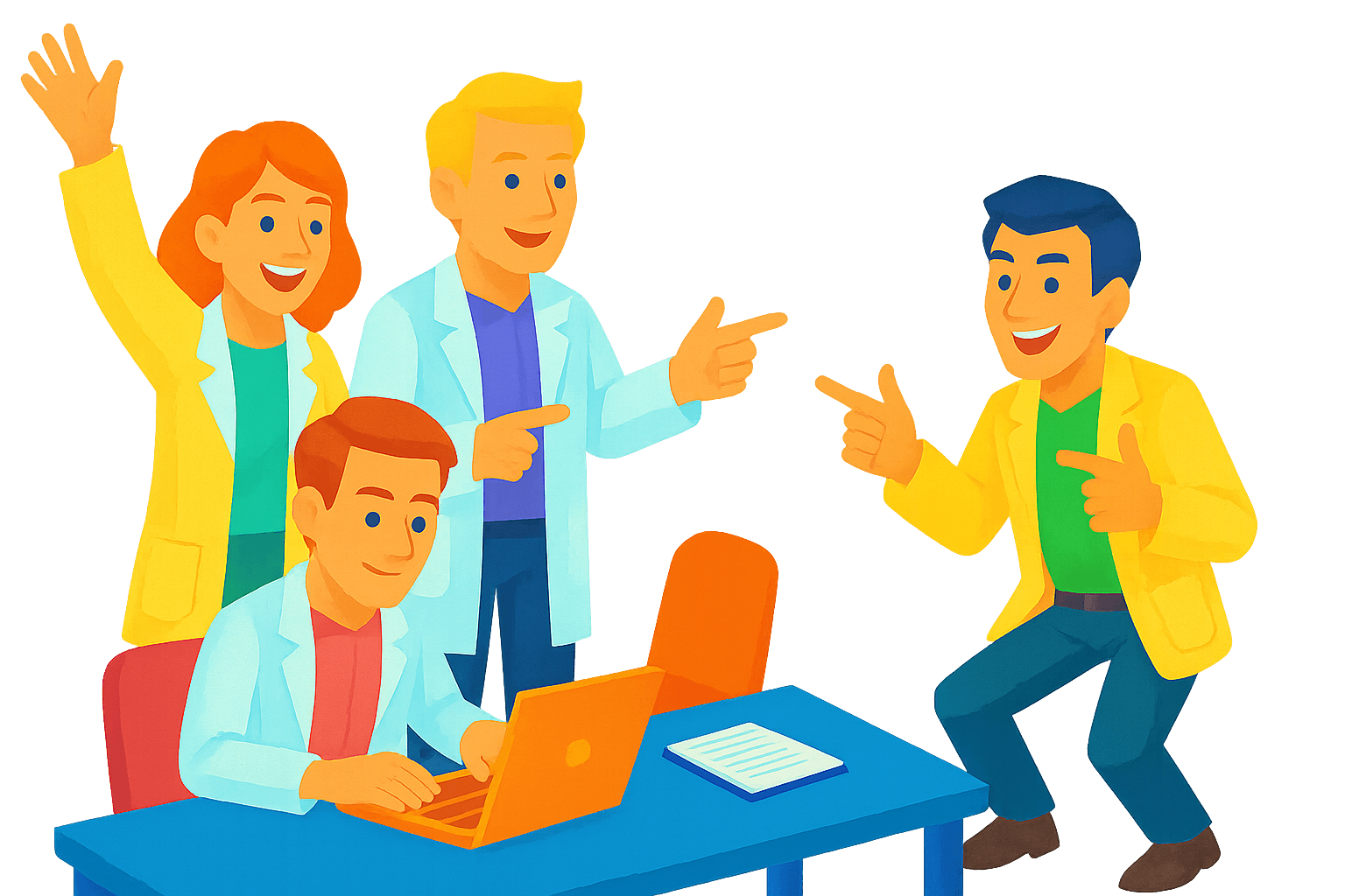 Welcome to the lab: Alberto Canestro begins his master’s thesis